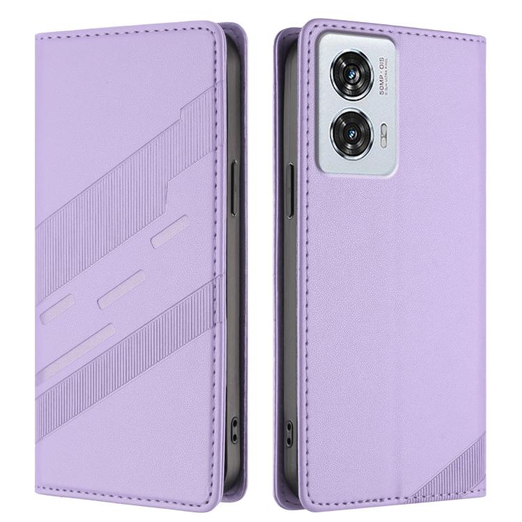 For Motorola Edge 50 Fusion Embossed Multi-functional Wallet Retro Leather Phone Case