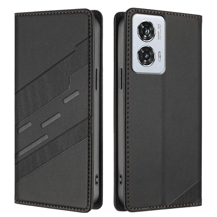 For Motorola Edge 50 Fusion Embossed Multi-functional Wallet Retro Leather Phone Case