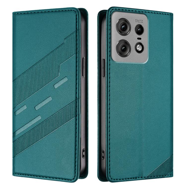 For Motorola Edge 50 Pro Embossed Multi-functional Wallet Retro Leather Phone Case