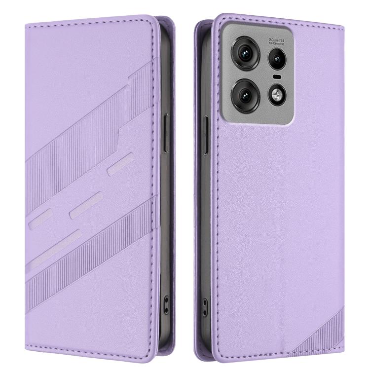 For Motorola Edge 50 Pro Embossed Multi-functional Wallet Retro Leather Phone Case