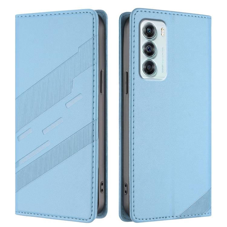 For Motorola Edge S30 Embossed Multi-functional Wallet Retro Leather Phone Case