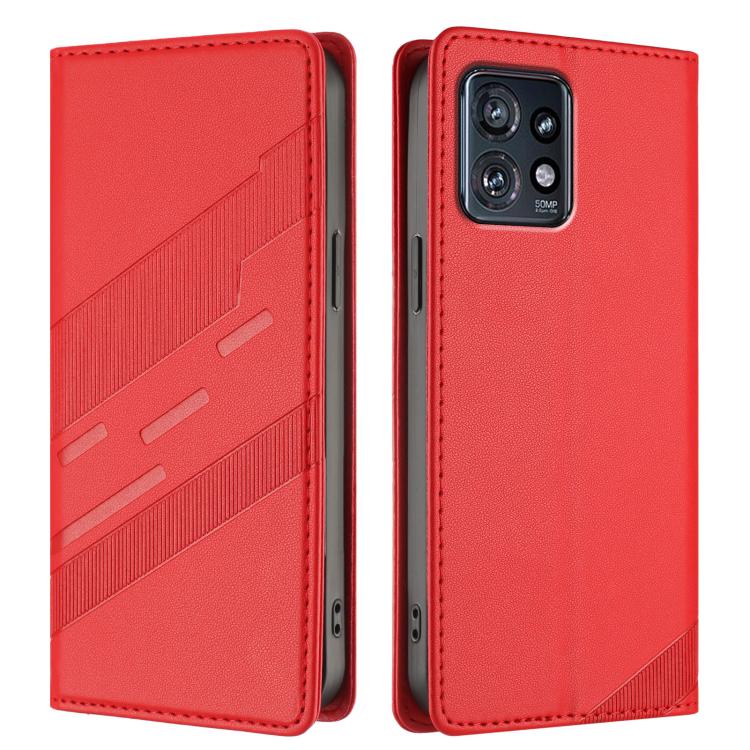 For Motorola Edge+ 2023 Embossed Multi-functional Wallet Retro Leather Phone Case