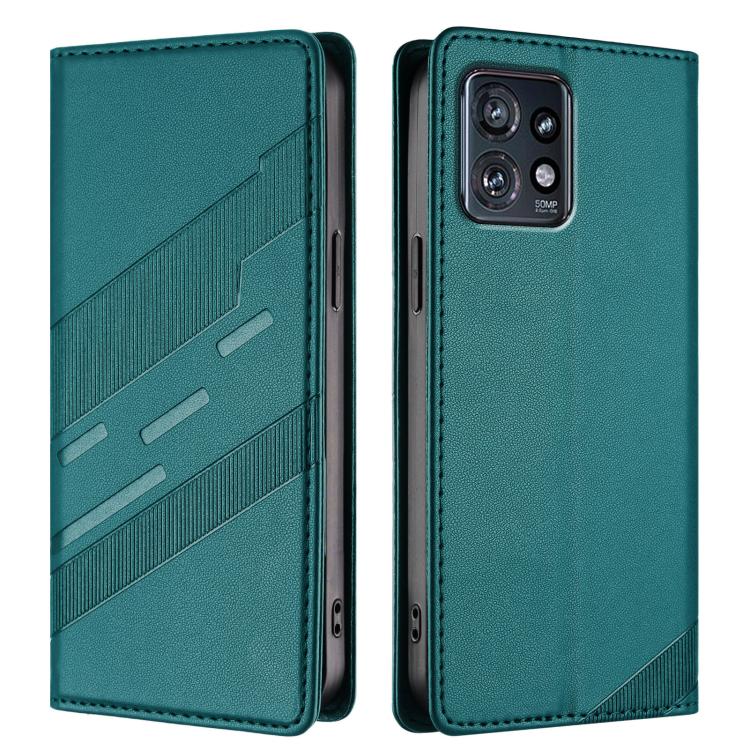 For Motorola Edge+ 2023 Embossed Multi-functional Wallet Retro Leather Phone Case