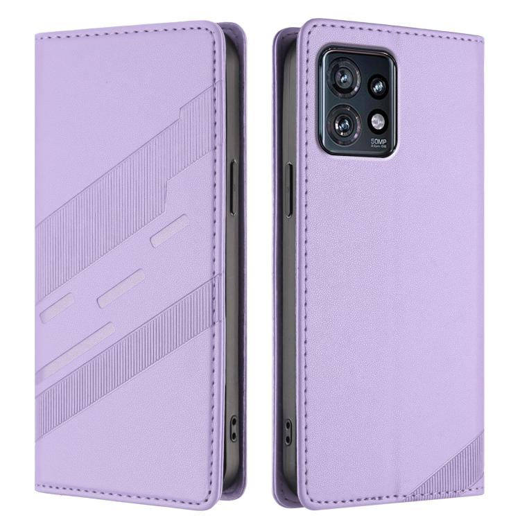 For Motorola Edge+ 2023 Embossed Multi-functional Wallet Retro Leather Phone Case