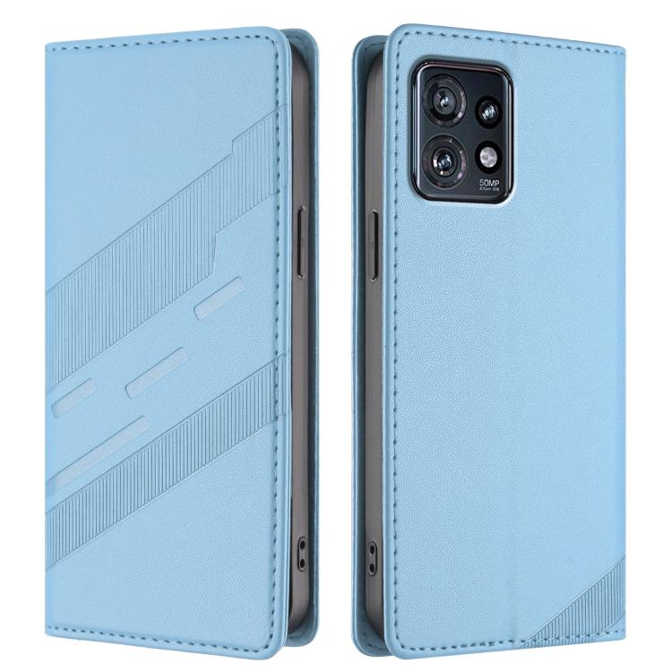 For Motorola Edge+ 2023 Embossed Multi-functional Wallet Retro Leather Phone Case