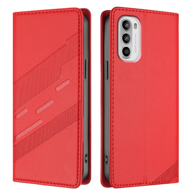 For Motorola Moto G 5G 2022 Embossed Multi-functional Wallet Retro Leather Phone Case
