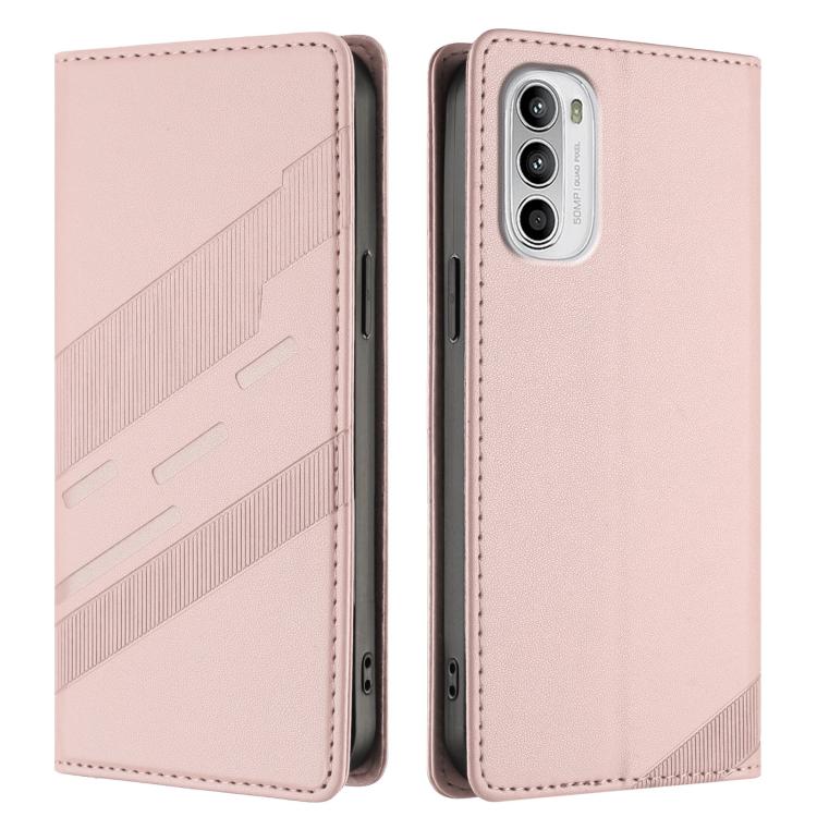 For Motorola Moto G 5G 2022 Embossed Multi-functional Wallet Retro Leather Phone Case