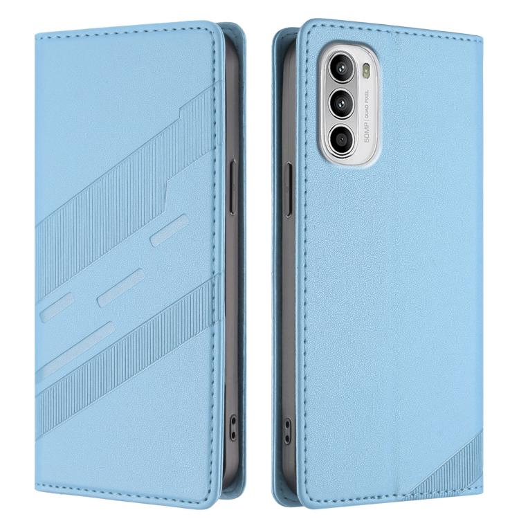 For Motorola Moto G 5G 2022 Embossed Multi-functional Wallet Retro Leather Phone Case
