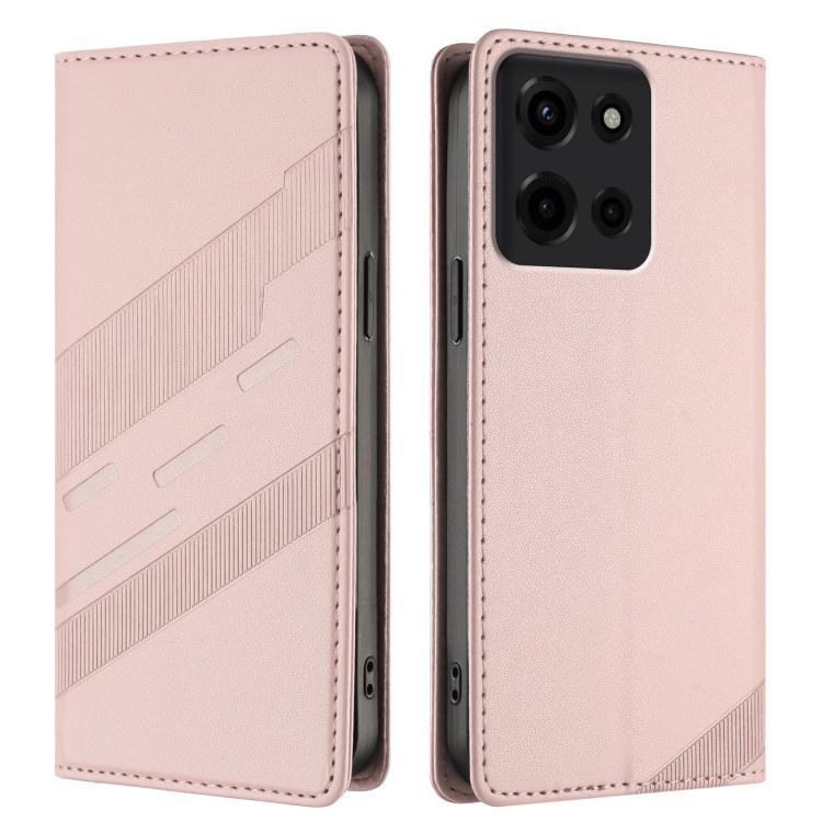 For Motorola Moto G 5G 2025 Embossed Multi-functional Wallet Retro Leather Phone Case