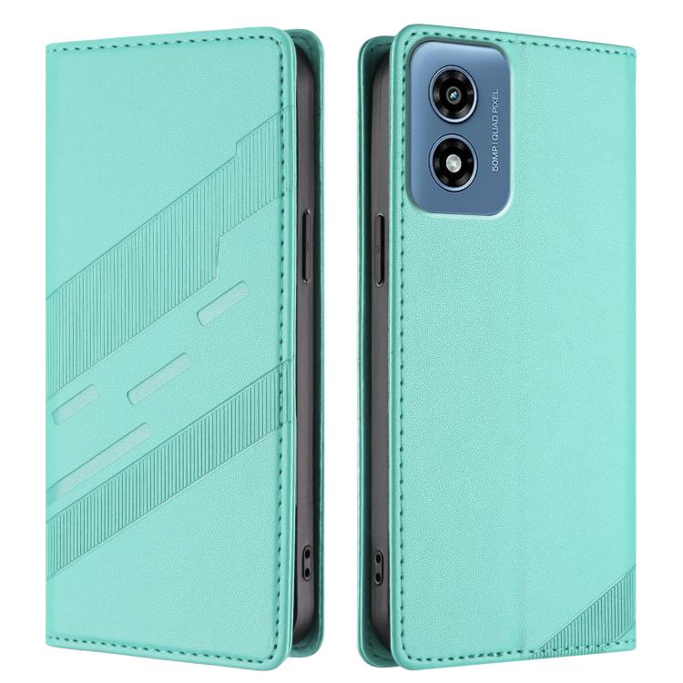 For Motorola Moto G Play 4G 2024 Embossed Multi-functional Wallet Retro Leather Phone Case