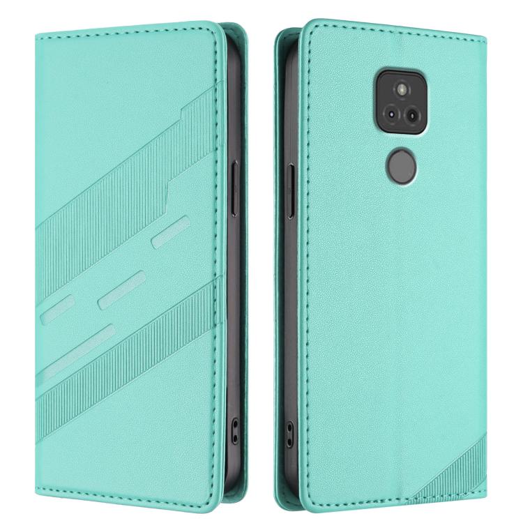 For Motorola Moto G Play 2021 Embossed Multi-functional Wallet Retro Leather Phone Case