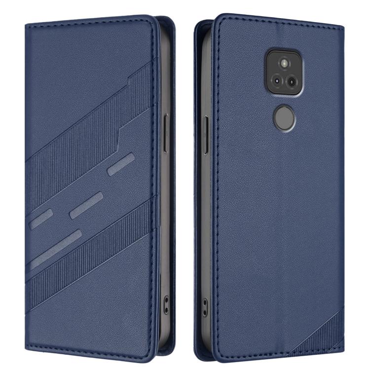 For Motorola Moto G Play 2021 Embossed Multi-functional Wallet Retro Leather Phone Case