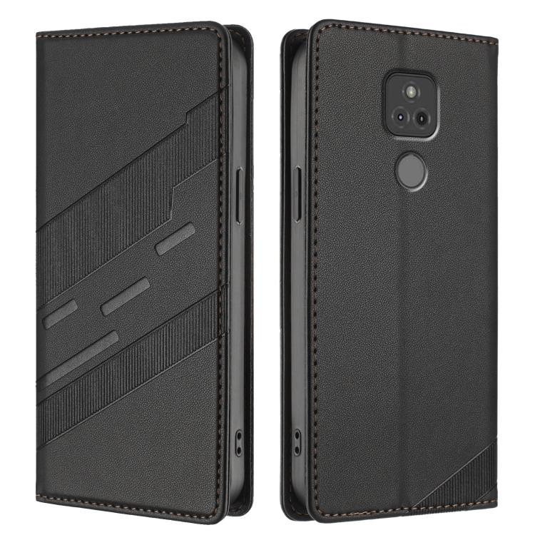 For Motorola Moto G Play 2021 Embossed Multi-functional Wallet Retro Leather Phone Case