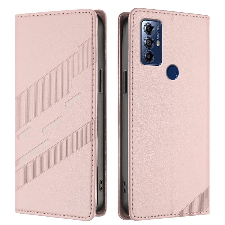 For Motorola Moto G Play 2022 Embossed Multi-functional Wallet Retro Leather Phone Case