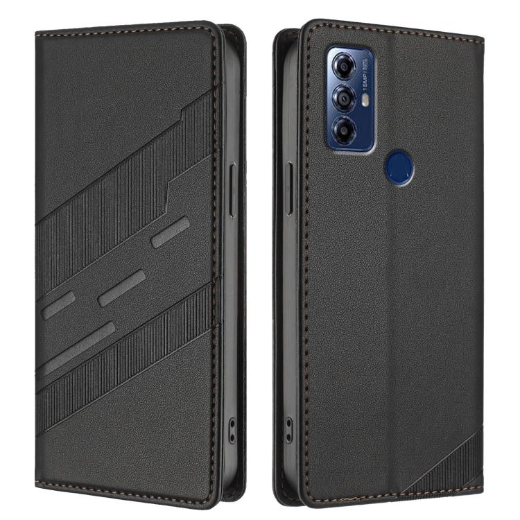 For Motorola Moto G Play 2022 Embossed Multi-functional Wallet Retro Leather Phone Case