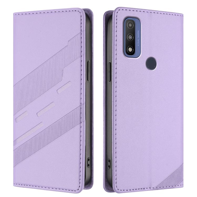For Motorola Moto G Pure Embossed Multi-functional Wallet Retro Leather Phone Case
