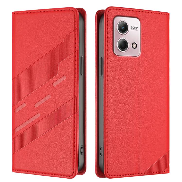 For Motorola Moto G Stylus 4G 2023 Embossed Multi-functional Wallet Retro Leather Phone Case
