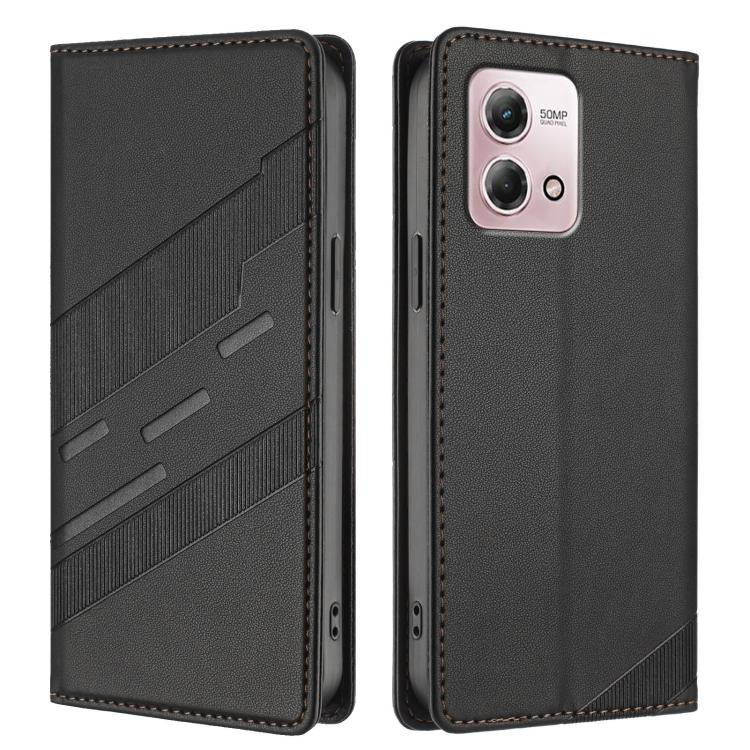 For Motorola Moto G Stylus 4G 2023 Embossed Multi-functional Wallet Retro Leather Phone Case
