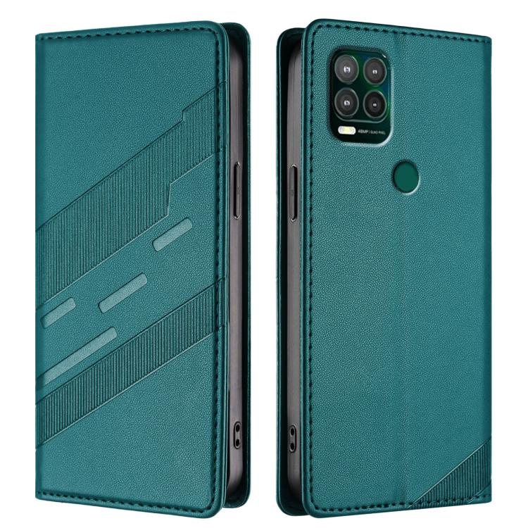 For Motorola Moto G Stylus 5G 2021 Embossed Multi-functional Wallet Retro Leather Phone Case