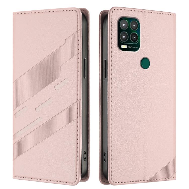 For Motorola Moto G Stylus 5G 2021 Embossed Multi-functional Wallet Retro Leather Phone Case