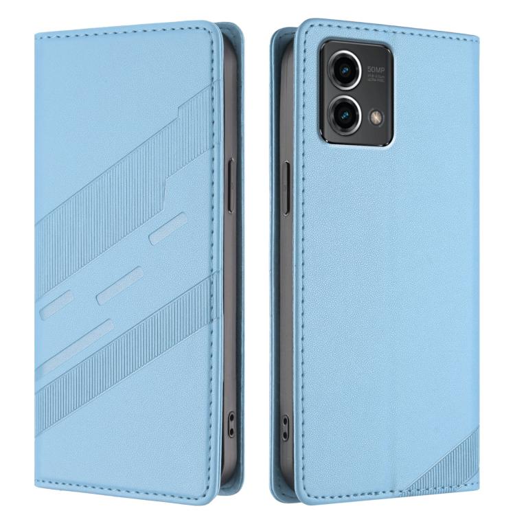 For Motorola Moto G Stylus 5G 2024 Embossed Multi-functional Wallet Retro Leather Phone Case