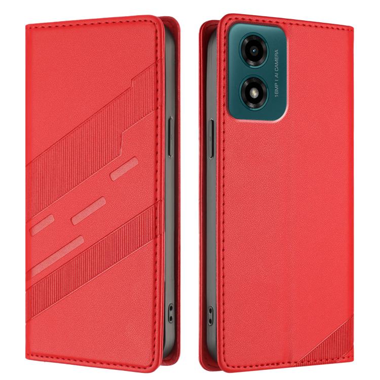 For Motorola Moto G04 Embossed Multi-functional Wallet Retro Leather Phone Case