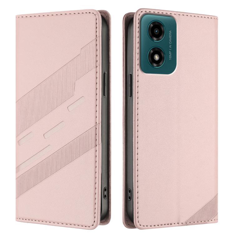 For Motorola Moto G04 Embossed Multi-functional Wallet Retro Leather Phone Case