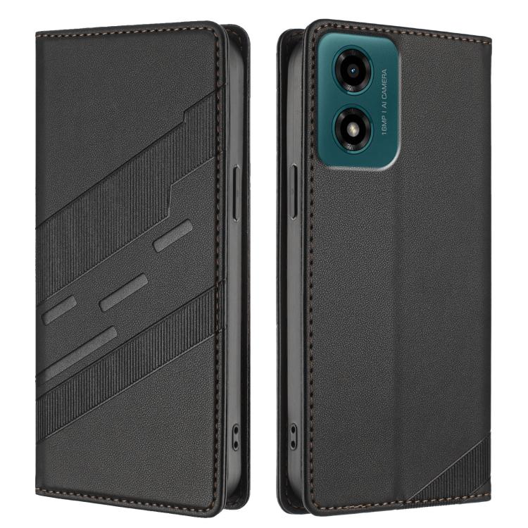 For Motorola Moto G04 Embossed Multi-functional Wallet Retro Leather Phone Case