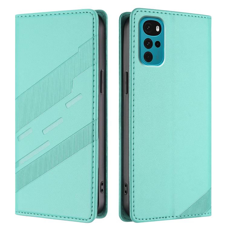 For Motorola Moto G22 Embossed Multi-functional Wallet Retro Leather Phone Case