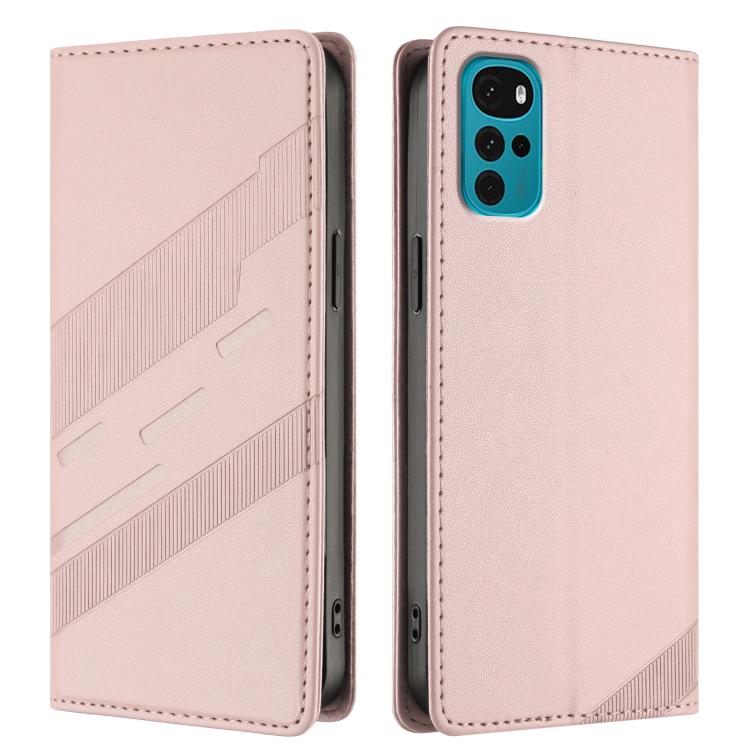 For Motorola Moto G22 Embossed Multi-functional Wallet Retro Leather Phone Case