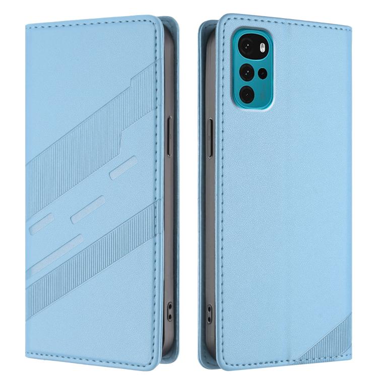 For Motorola Moto G22 Embossed Multi-functional Wallet Retro Leather Phone Case
