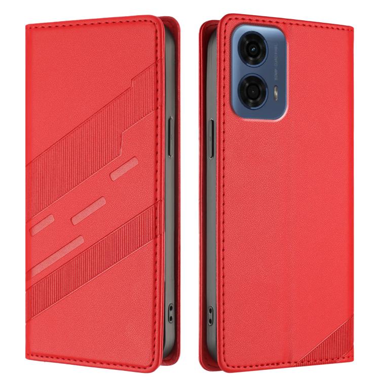 For Motorola Moto G24 Power Embossed Multi-functional Wallet Retro Leather Phone Case