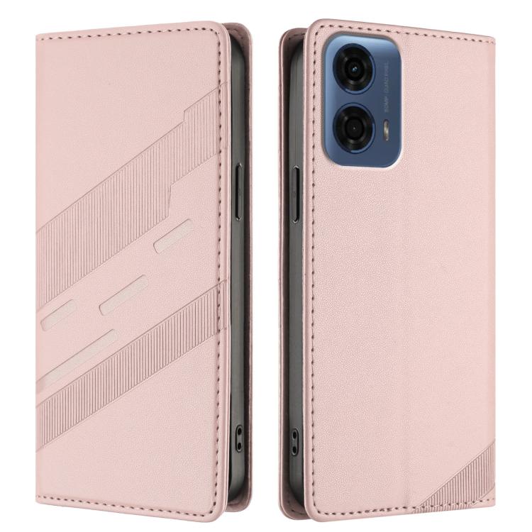 For Motorola Moto G24 Power Embossed Multi-functional Wallet Retro Leather Phone Case