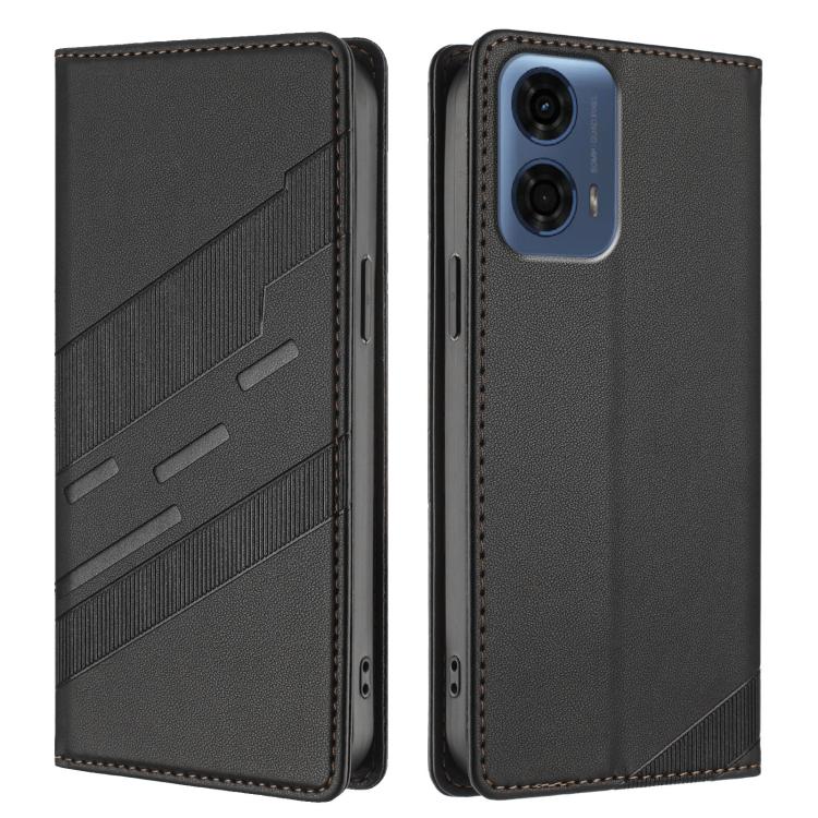 For Motorola Moto G24 Power Embossed Multi-functional Wallet Retro Leather Phone Case