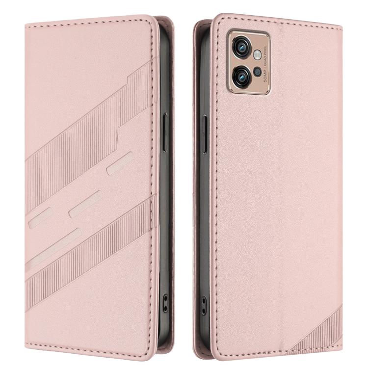 For Motorola Moto G32 Embossed Multi-functional Wallet Retro Leather Phone Case
