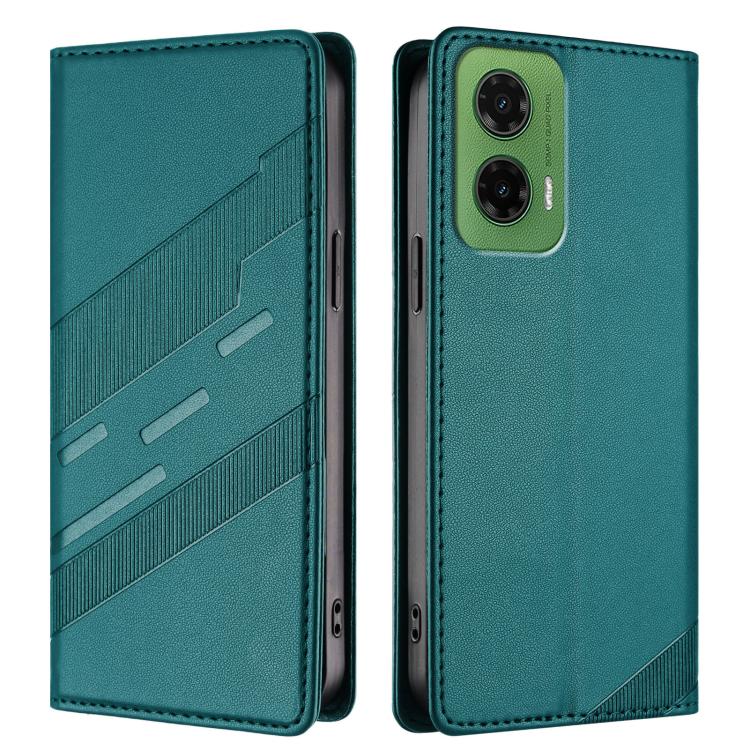For Motorola Moto G35 Embossed Multi-functional Wallet Retro Leather Phone Case