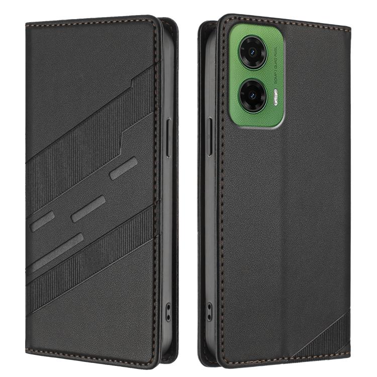 For Motorola Moto G35 Embossed Multi-functional Wallet Retro Leather Phone Case