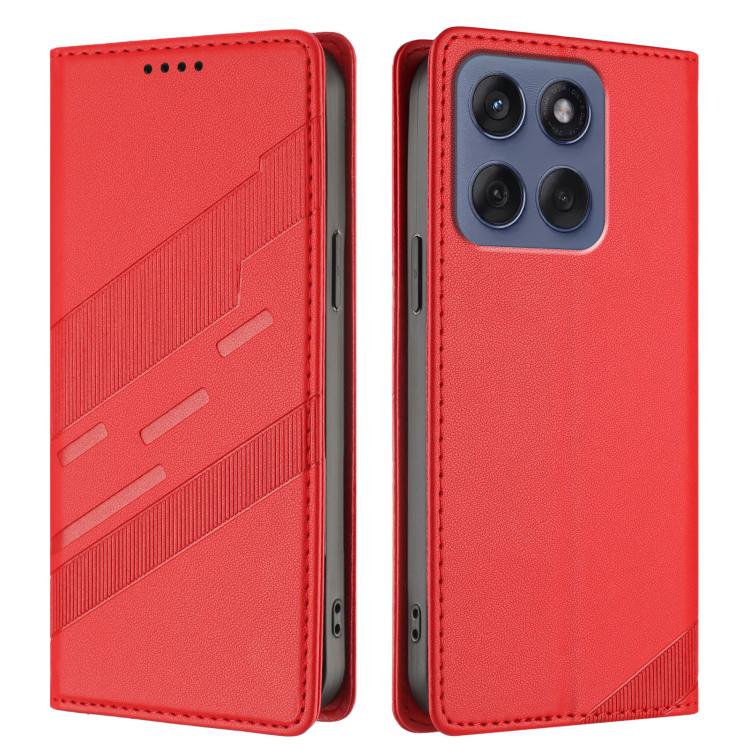 For Motorola Moto G56 5G Embossed Multi-functional Wallet Retro Leather Phone Case