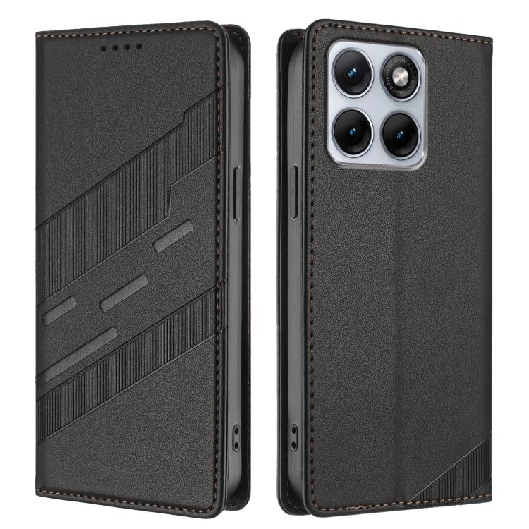 For Motorola Edge 70 Fusion 5G Embossed Multi-functional Wallet Retro Leather Phone Case