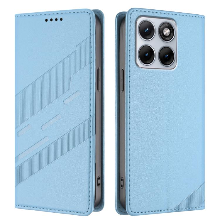 For Motorola Edge 70 Fusion 5G Embossed Multi-functional Wallet Retro Leather Phone Case