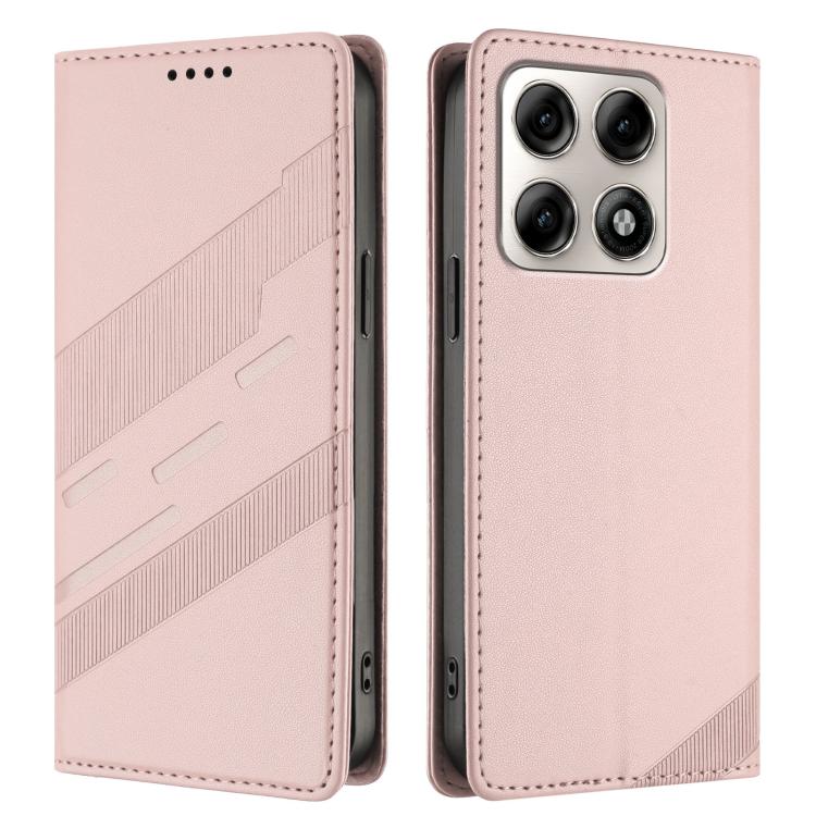 For Motorola Edge 70 Pro 5G Embossed Multi-functional Wallet Retro Leather Phone Case