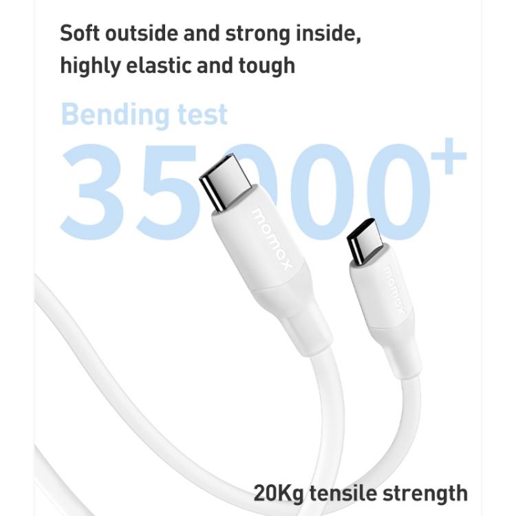MOMAX DC23 1-Link Flow CC X 60W USB-C / Type-C to USB-C / Type-C Fast Charging Cable, Length:1.2m