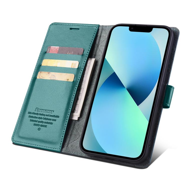For iPhone 14 Forwenw F6 Series RFID Leather Phone Case