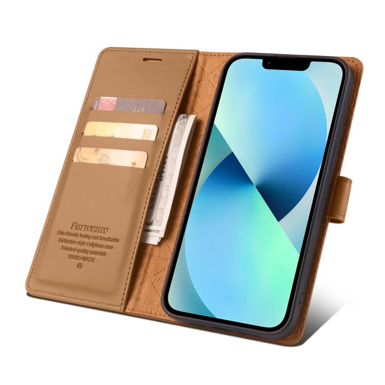 For iPhone 12 mini Forwenw F6 Series RFID Leather Phone Case