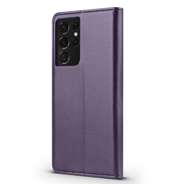 For Samsung Galaxy S21 Ultra 5G Forwenw F6 Series RFID Leather Phone Case