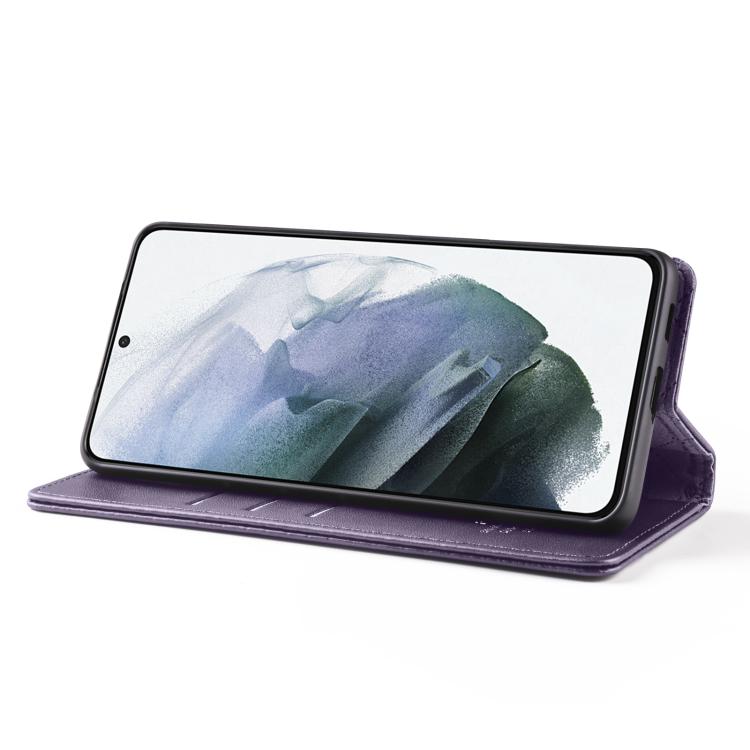 For Samsung Galaxy S21 FE 5G Forwenw F6 Series RFID Leather Phone Case