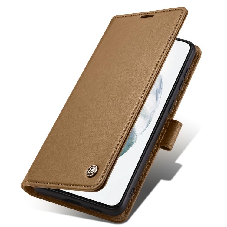 For Samsung Galaxy S22 5G Forwenw F6 Series RFID Leather Phone Case