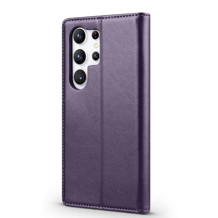 For Samsung Galaxy S22 Ultra 5G Forwenw F6 Series RFID Leather Phone Case