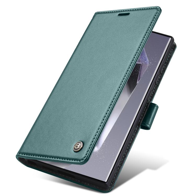 For Samsung Galaxy S22 Ultra 5G Forwenw F6 Series RFID Leather Phone Case