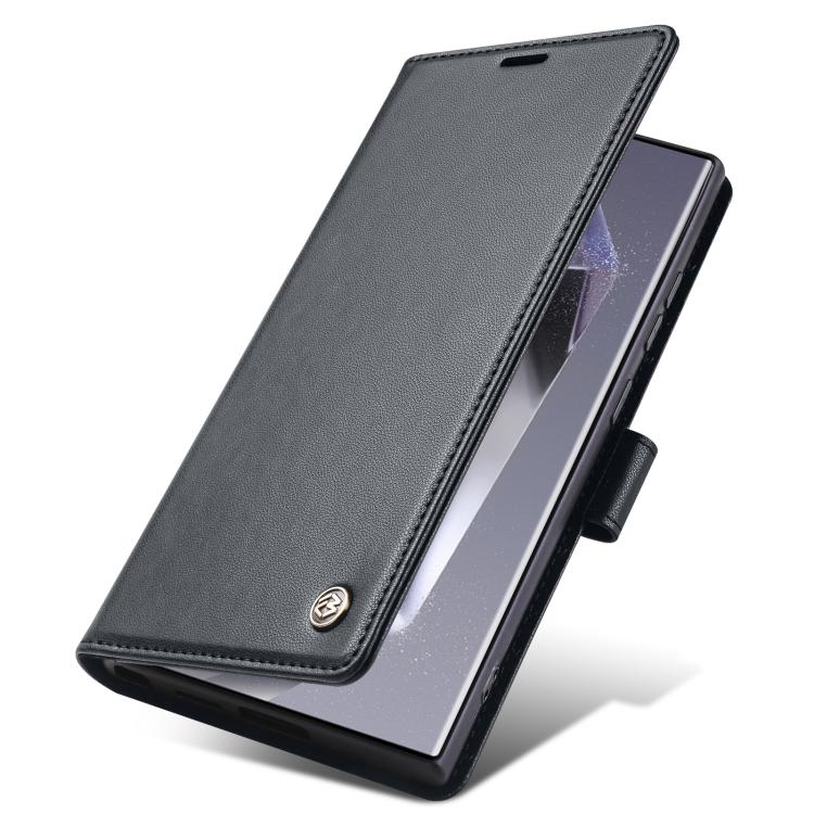 For Samsung Galaxy S22 Ultra 5G Forwenw F6 Series RFID Leather Phone Case